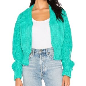 NWOT Free People Glow For It Cardigan
